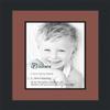10x13 / 10 x 13 Picture Frame Satin Black .. 2'' Wide with a 2'' Double mat view 1