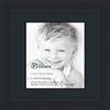 10x13 / 10 x 13 Picture Frame Satin Black .. 2'' Wide with a 2'' Double mat view 1