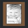 10x20 / 10 x 20 Picture Frame Satin Black .. 2'' Wide with a 2'' Double mat view 1