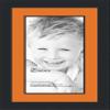10x20 / 10 x 20 Picture Frame Satin Black .. 2'' Wide with a 2'' Double mat view 1