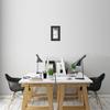 10x20 / 10 x 20 Picture Frame Satin Black .. 2'' Wide with a 2'' Double mat view 3