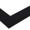 10x20 / 10 x 20 Picture Frame Satin Black .. 2'' Wide with a 2'' Double mat view 4