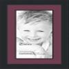 10x20 / 10 x 20 Picture Frame Satin Black .. 2'' Wide with a 2'' Double mat view 1