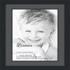 16x24 / 16 x 24 Picture Frame Satin Black .. 2'' Wide with a 2'' Double mat view 1