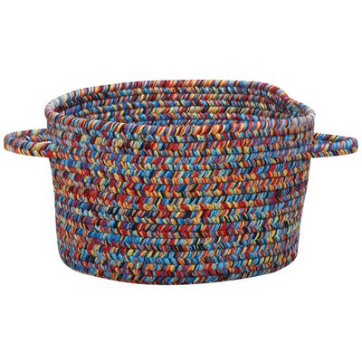 Capel Sea Pottery Bright Multi 0' 12" Basket Braided Rug