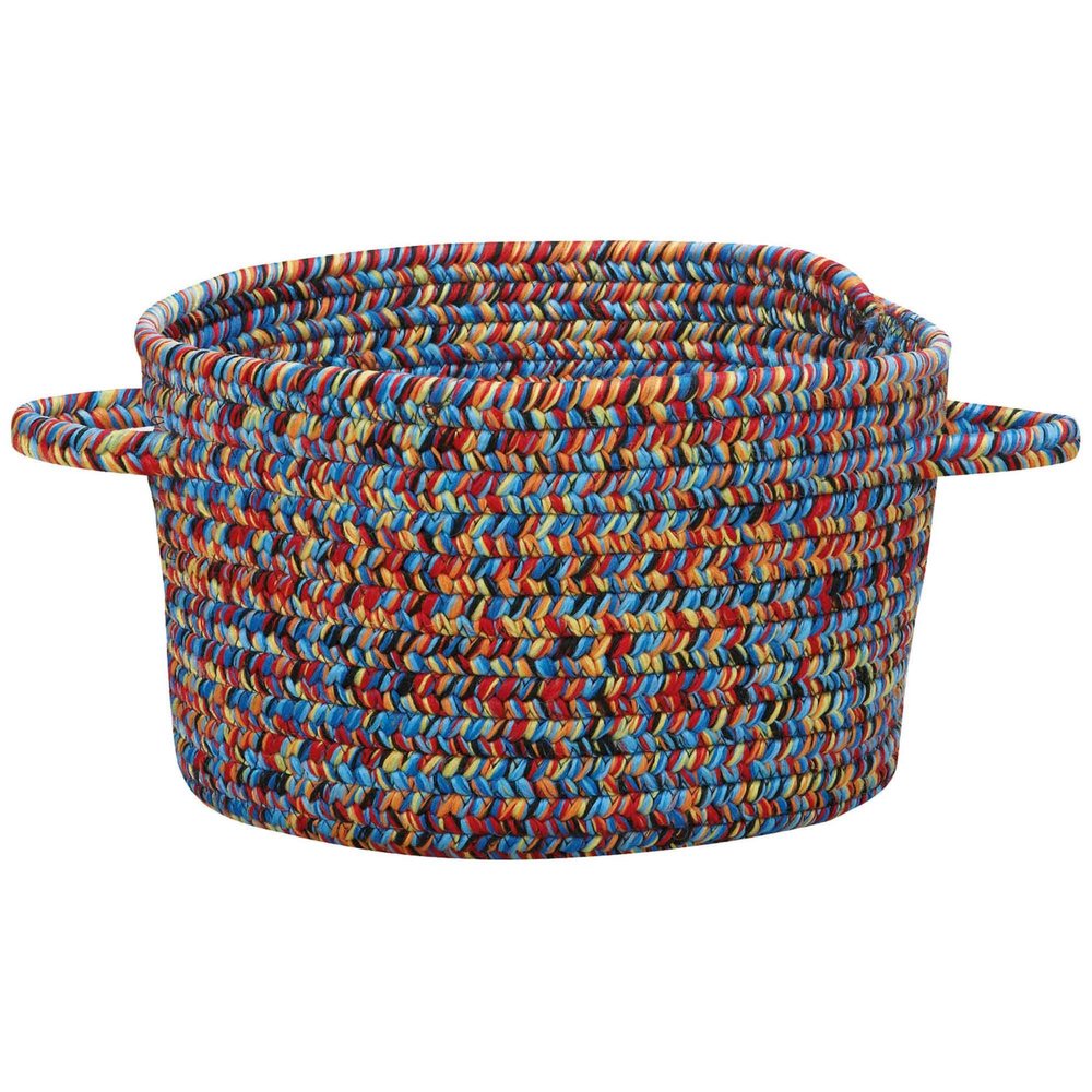 Capel Sea Pottery Bright Multi 0' 12" Basket Braided Rug