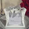 Classic Wedding Bells Reception Place Card Holder Frame (Set of 6) view 2