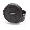 Petromax Cast Iron Dutch Oven for Cooking or Baking Outdoors Over a Campfire or in The Home Kitchen, Pre-Seasoned Cookware Conducts Heat Evenly, Flat Base, 1 Qt view 2