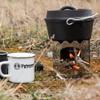 Petromax Cast Iron Dutch Oven for Cooking or Baking Outdoors Over a Campfire or in The Home Kitchen, Pre-Seasoned Cookware Conducts Heat Evenly, Flat Base, 1 Qt view 3