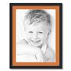 ArtToFrames 18x24 inch Satin Black Picture Frame with 2 Inch Single Octoberfest Mat, SingleMat-FRBW26079-18x24-712 view 1