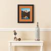 ArtToFrames 18x24 inch Satin Black Picture Frame with 2 Inch Single Octoberfest Mat, SingleMat-FRBW26079-18x24-712 view 3