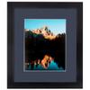 ArtToFrames 18x24 inch Satin Black Picture Frame with 2 Inch Single Blue Jay Mat, SingleMat-FRBW26079-18x24-586 view 2