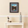 ArtToFrames 18x24 inch Satin Black Picture Frame with 2 Inch Single Pewter Mat, SingleMat-FRBW26079-18x24-748 view 3