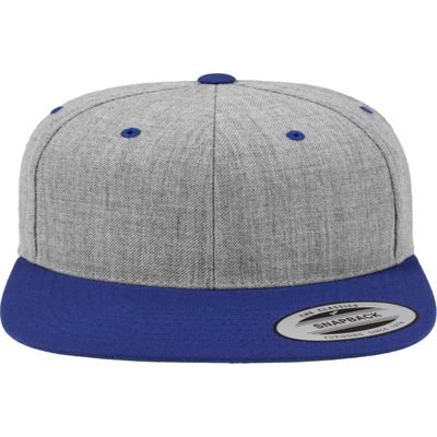 Flexfit Unisex's Kappe Classic Snapback 2-Tone Baseball Cap, Varios Colores-Heather/Royal, One Size