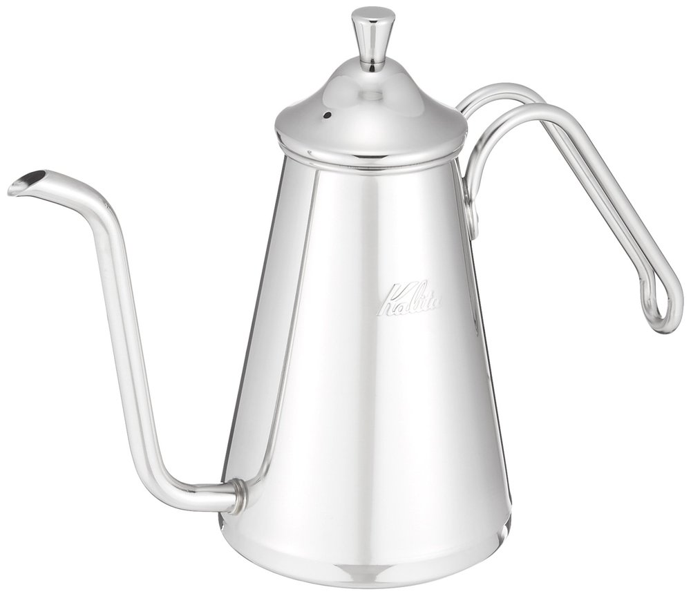Karita Kalita Tsubamesanjo Coffee Pot, Stainless Steel, 23.7 fl oz (700 ml), Thin Mouth, Nozzle, Straight Fire, Made in Japan, Slim 700SS #52201 Drip Pot, Kettle, Kettle, Coffee Maker, Yakan, Server,