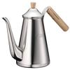 Carita Kalita Tsubamesanjo Coffee Pot, Stainless Steel, Wooden Handle 23.7 fl oz (700 ml), Thin Mouth, Nozzle, Straight Fire, Made in Japan, Slim 700SSW, #52202 Drip Pot, Kettle, Coffee Maker, Yakan, view 2