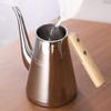 Carita Kalita Tsubamesanjo Coffee Pot, Stainless Steel, Wooden Handle 23.7 fl oz (700 ml), Thin Mouth, Nozzle, Straight Fire, Made in Japan, Slim 700SSW, #52202 Drip Pot, Kettle, Coffee Maker, Yakan, view 3