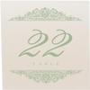 Paisley Wedding Table Numbers (Select Color/Quantity), Champagne, Sage, 1-75, Double Sided, Tent or Use in a Stand, Great for Parties & Restaurants - Made in the USA view 4