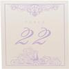 Peacock Flourish Wedding Table Numbers (Select Color/Quantity), Champagne, Lavender, 1-65, Double Sided, Tent or Use in a Stand, Great for Parties & Restaurants - Made in the USA view 4