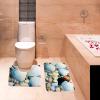 Amagical 2 Piece Bath Mat Set Colorful Seashell Toilet Rug Bathroom Contour Mat U-Shaped Mat view 2