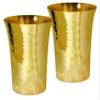 Asahi CNE926G Gold Bite Beer, Set of 2 (Gold Plated) in Wooden Box view 1