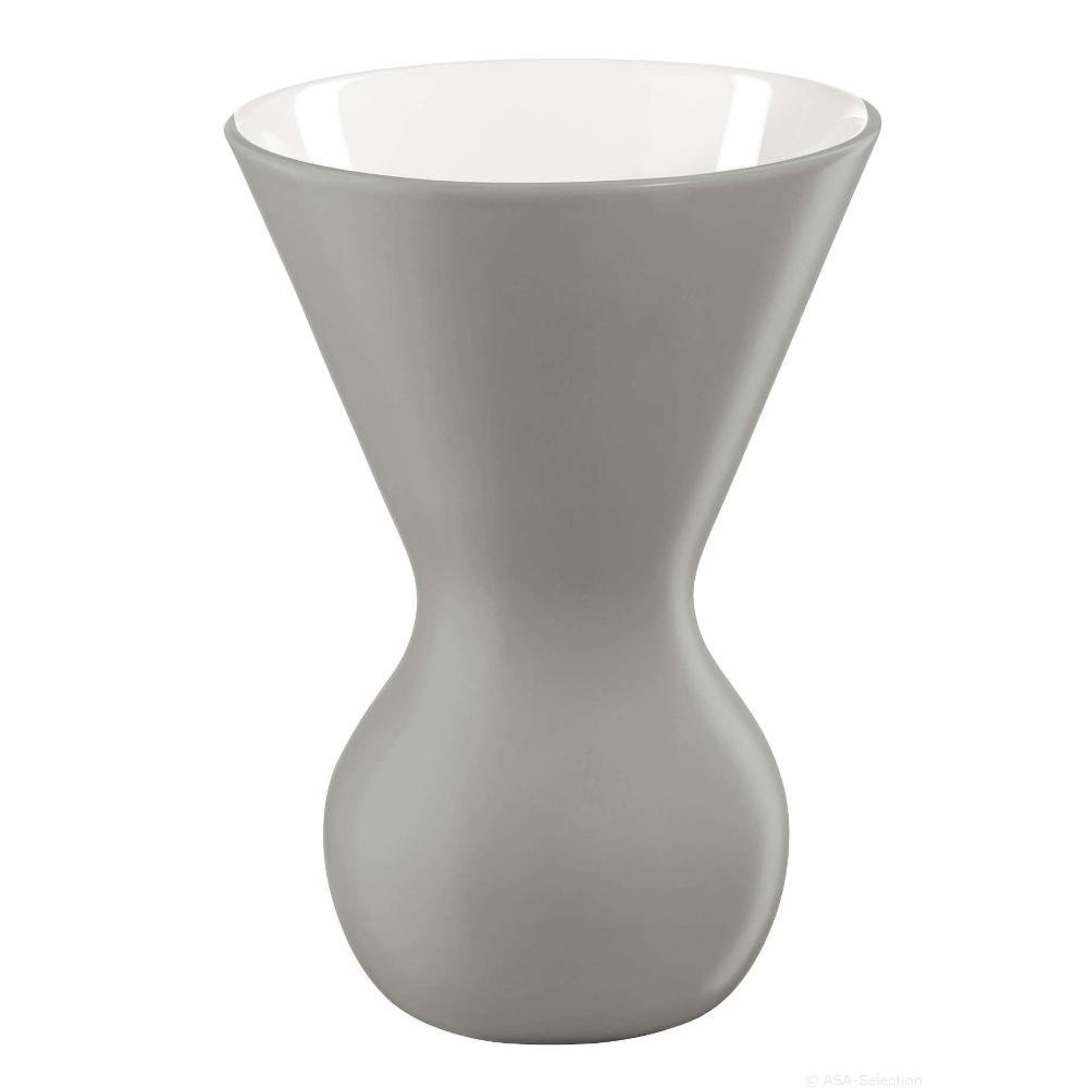 Aza 63004-237 Flower Vase, Match 9.4 inches (24 cm), Gray