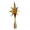 Kurt Adler Ul 10 Light Gold Bethlehem Star Treetop view 1