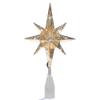 Kurt Adler Ul 10 Light Gold Bethlehem Star Treetop view 2