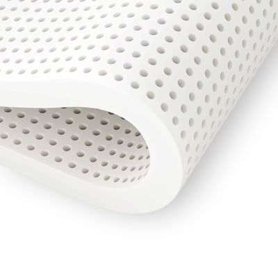 PlushBeds 3" Medium Soft Topper | Organic Latex | Made in The USA | Luxurious Comfort | Soothing Pressure Point Relief | Support for Shoulders, HIPS, Back, and Knees | King