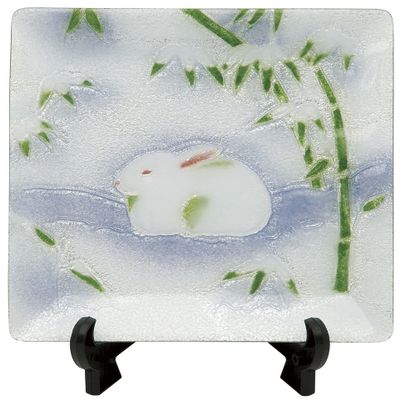  Saikosha 003-16 Cloisonne, 44 Seasons/Winter, Decorative Plate
