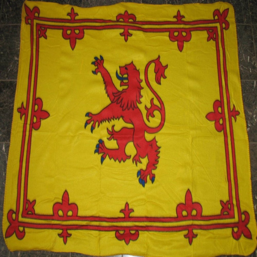 50"x60" Scotland Lion Rampant Polar Fleece Stadium Throw Blanket