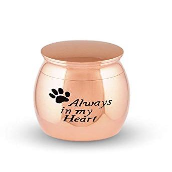 legendURN Micro Keepsake Ashes urn 'Always in My Heart' | Micro Keepsake Ashes Urn 'Always in My Heart' for Traveling