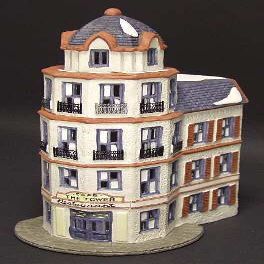 DEPT 56 CHRISTMAS IN THE CITY "THE TOWER CAFE" RETIRED 1ST YEAR BUILDING #65129