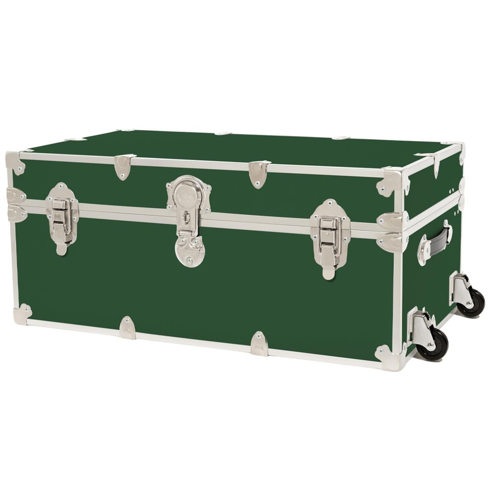 Rhino Classic Camp & College Trunk with Wheels, Footlocker, Dorm Storage