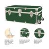 Rhino Classic Camp & College Trunk with Wheels, Footlocker, Dorm Storage view 4