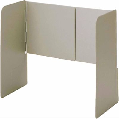 Shimomura Kihan 43154 Tsubame Sanjo Range Guard, Oil Splash Guard, For Cooktops, Made in Japan, 3-Sided, Fluorine Treatment, Easy Care, Stretchy, 14.2 - 25.6 inches (36 - 65 cm), Gray