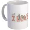 11 ounce Mug - I LOVE RATS Mug - S White " view 1