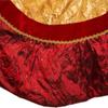 Kurt Adler 72" Red and Gold Criss-Cross Scallop Tree Skirt view 2