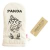 Sunbelm K58800 Kitchen Fab Nickot Canvas Mitten, Panda, White, Size: Approx. W 5.5 x D 0.8 x H 10.0 inches (14 x 2 x 25.5 cm) (not Including Hanging String) view 1
