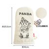 Sunbelm K58800 Kitchen Fab Nickot Canvas Mitten, Panda, White, Size: Approx. W 5.5 x D 0.8 x H 10.0 inches (14 x 2 x 25.5 cm) (not Including Hanging String) view 2