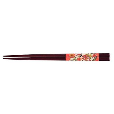 Fukui Craft 3-1332-7 Kyojen Tachibana 8.7 inches (22.2 cm) Hex Wood Chopsticks (Made in Japan), Diameter 1.4 inches (35 mm)