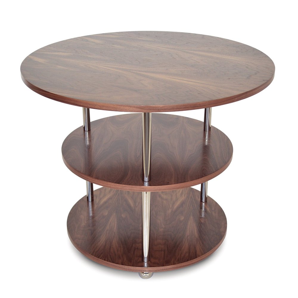 Beverly Brubeck End Table Made in USA Hand-Made Luxury Chairs, Couch, Sofa, Tables and Cabinets - Custom Furniture