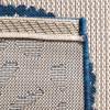 SAFAVIEH Washable Rug Outdoor Courtyard Collection - 9' x 12', Beige & Navy, Non-Shedding & Easy Cleaning, Ideal for Patio, Backyard, Mudroom (CY6139-258) view 4