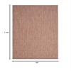 SAFAVIEH Washable Rug Outdoor Courtyard Collection - 6'7" x 9'6", Red & Beige, Non-Shedding & Easy Cleaning, Ideal for Patio, Backyard, Mudroom (CY8022-36521) view 2