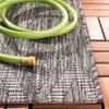 SAFAVIEH Washable Rug Outdoor Courtyard Collection - 2'3" x 8' Runner, Black, Non-Shedding & Easy Cleaning, Ideal for Patio, Entryway, Mudroom, Hallway, Kitchen (CY8522-36622) view 3