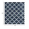 SAFAVIEH Area Rug 8x10 - Montreal Shag Collection - Large - Blue & Ivory, Trellis Pattern, Non-Shedding & Easy Cleaning, Ultra Plush Thick Pile, Ideal for Living Room, Bedroom, Dining Space (SGM832A) view 2