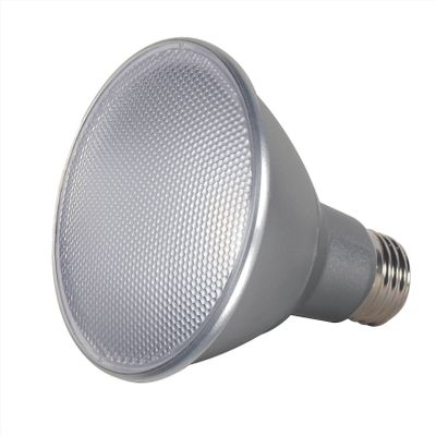 6 Pack Satco S9426 13 Watt Dimmable 3000K Warm White LED Par30 Long Neck Reflector Flood Light Bulb - Medium Base (75w Equivalent)