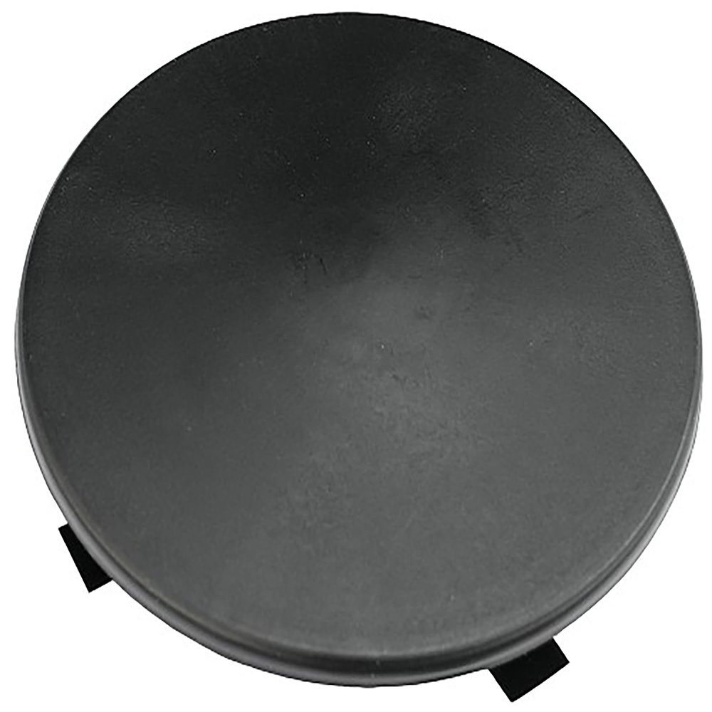 Deltech Manufacturing 4-1/2" Round Light Pole Top Cap- Black Plastic