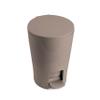 Tatay Diabolo Bathroom Pedal Bin 5L | Removable Interior with Handle | Practical Design and Easy to Clean | High Strength Plastic | 19 x 21 x 28.2 cm  Mink view 1