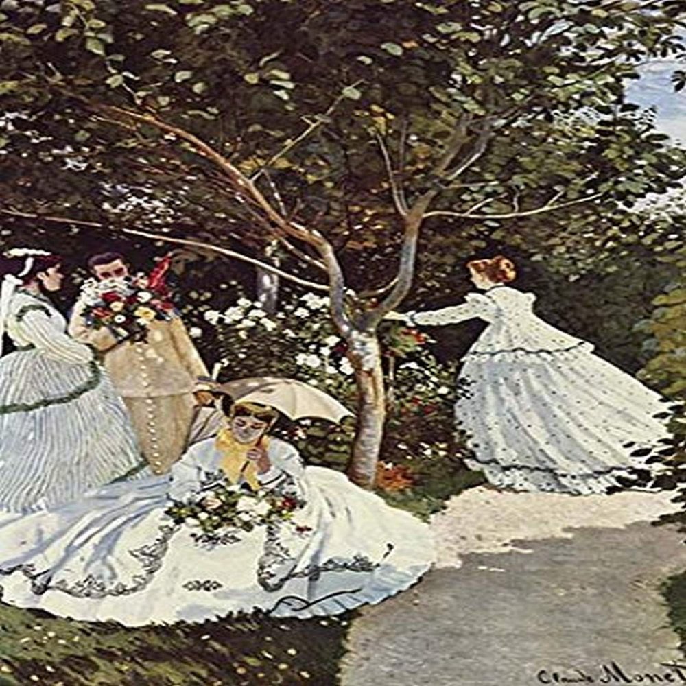 Buyenlarge 0-587-25919-1-P1218 Women in The Garden Paper Poster, 12" x 18"